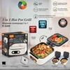 220V Non-stick Household Food Pancake Baking Machine Electric Hot Pot Home  3 in 1 Hot Pot Grill Crepe Maker 1