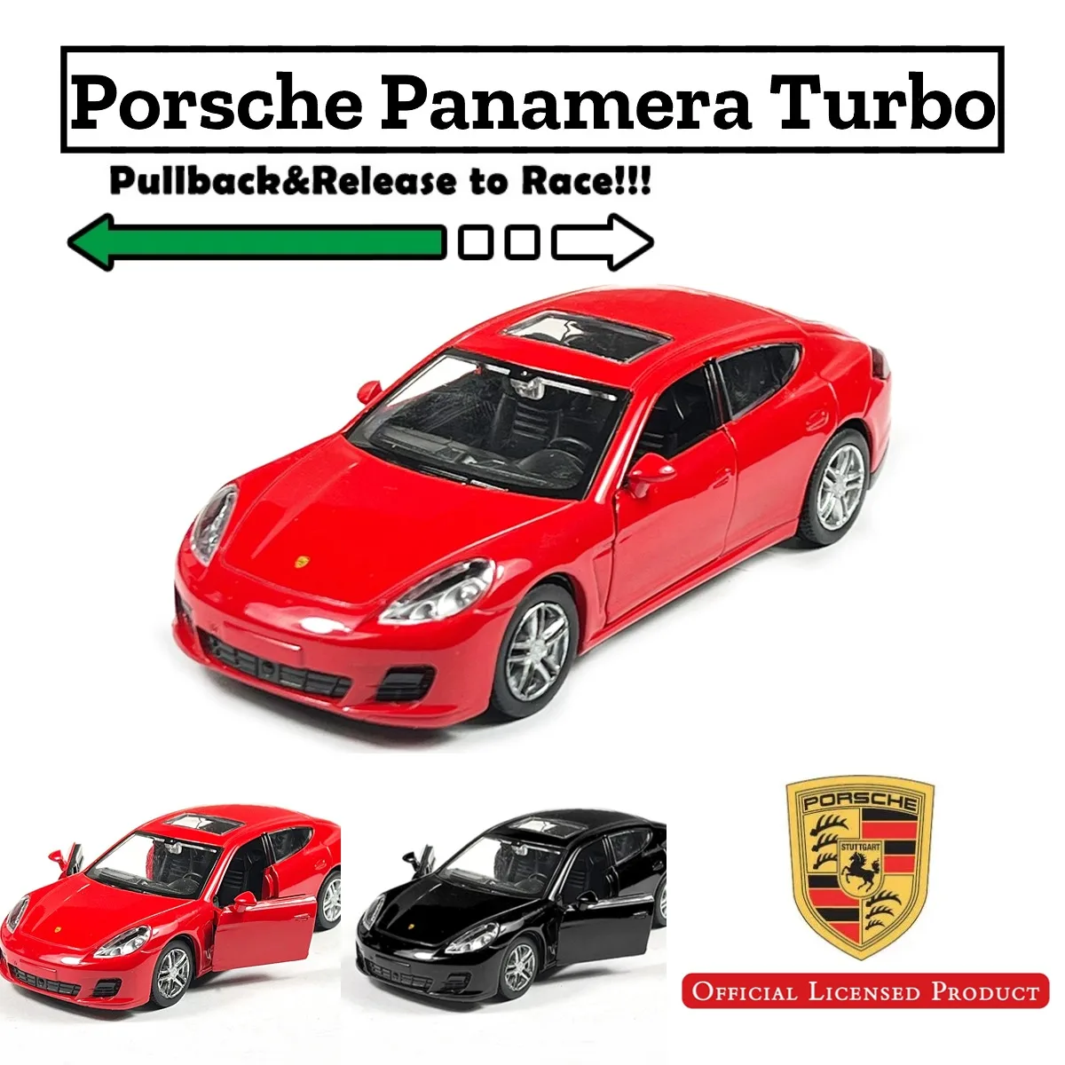 

1:36 Porsche Panamera 911 Scale Replica Diecast Model Car Interior Decoration Collection Gift for Boys and Toy Car Collectors