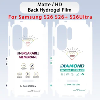 1-2 Pezzi Pellicola Idrogel Opaca/HD per Samsung Serie S26 S26+ S26Ultra Protezione Schermo Completa Anti-Polvere Trasparente