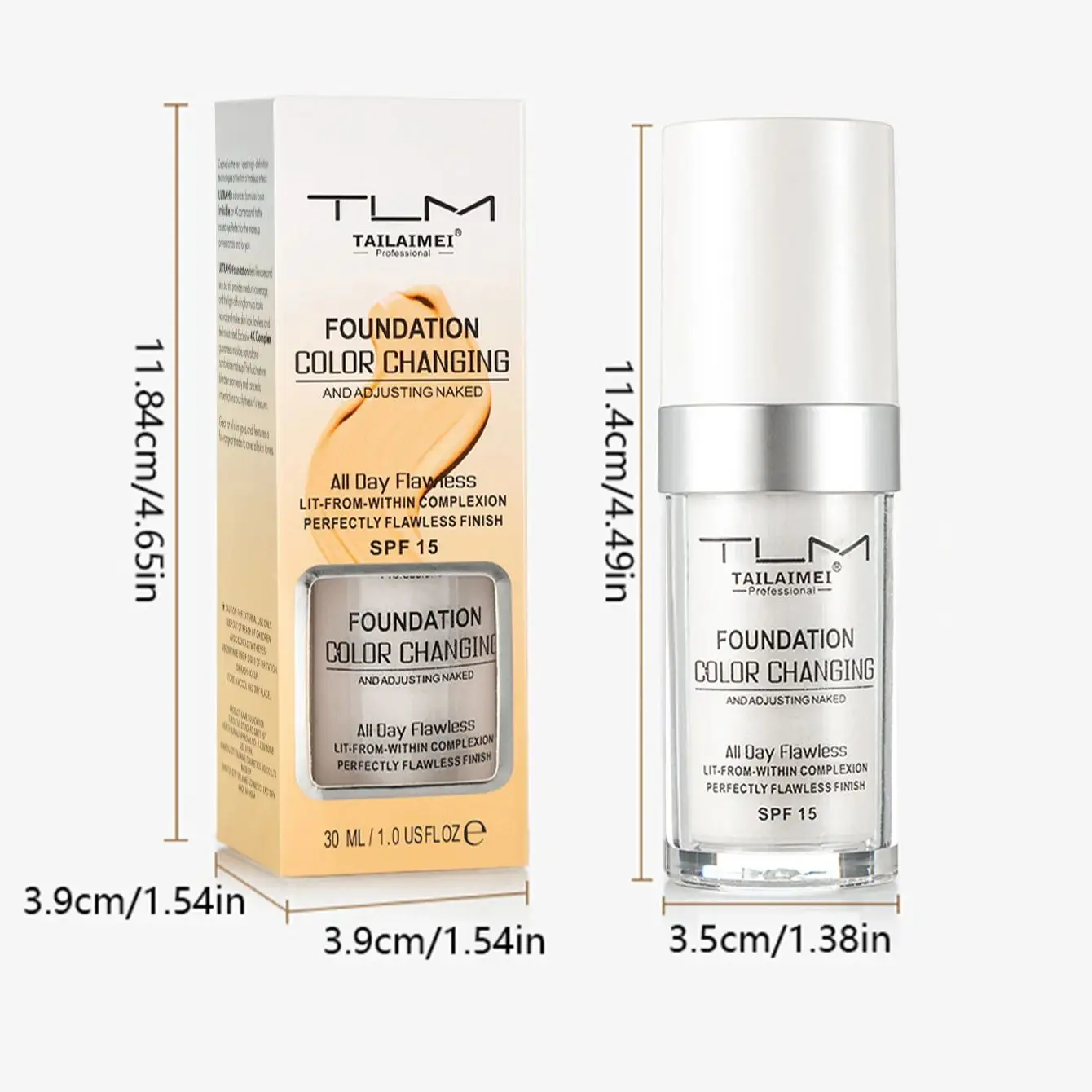 30ml Foundation Magic Color Changing Foundation Liquid Soft Matte Long Lasting 6
