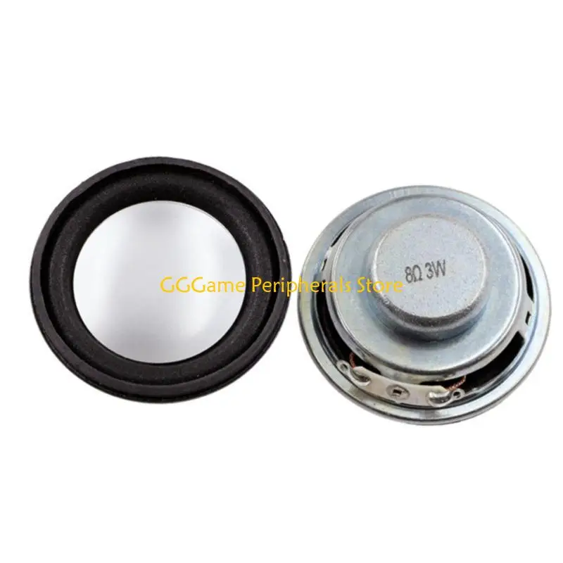 U55B 휴대용 스피커 수리 부품 라운드 스피커 고전력 전체 범위 오디오 스피커 45mm 4Ohm 5W/8Ohm 3W 자기 스피커