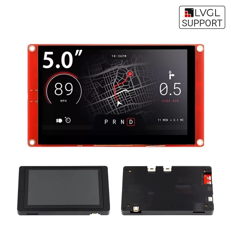 Módulo de Exibição Inteligente com Aprendizado para Arduino Esp32 Hmi Touch Screen Tft Lcd Resolução 800x480 Esp32 5.0 - Imagem 2