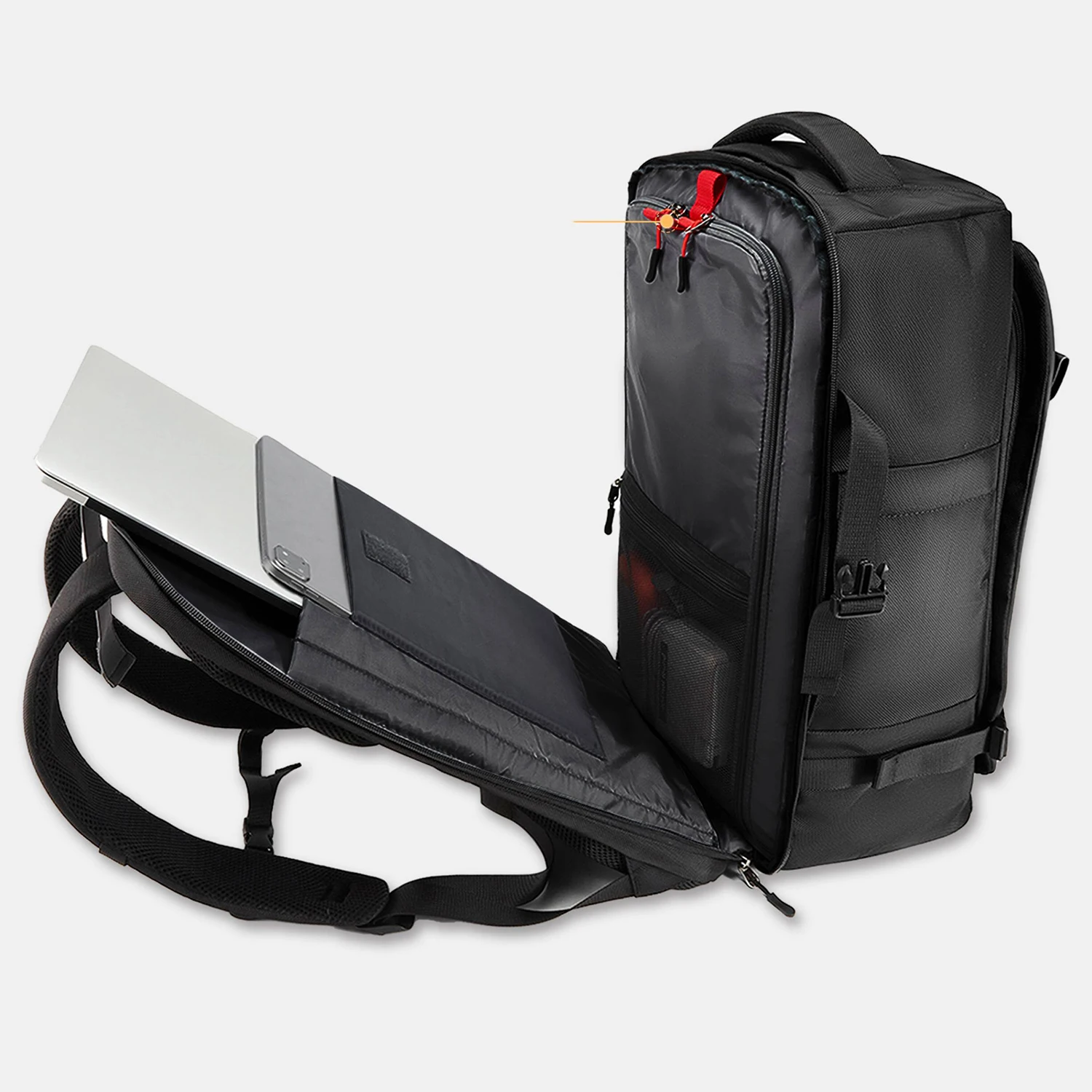 backpack 40l 1680d large capacity travel multifunctional carry on laptop business men daypack durable water resistant Backpack 40L 1680D Large Capacity Travel Multifunctional Carry On Laptop Business Men Daypack Durable Water Resistant 3