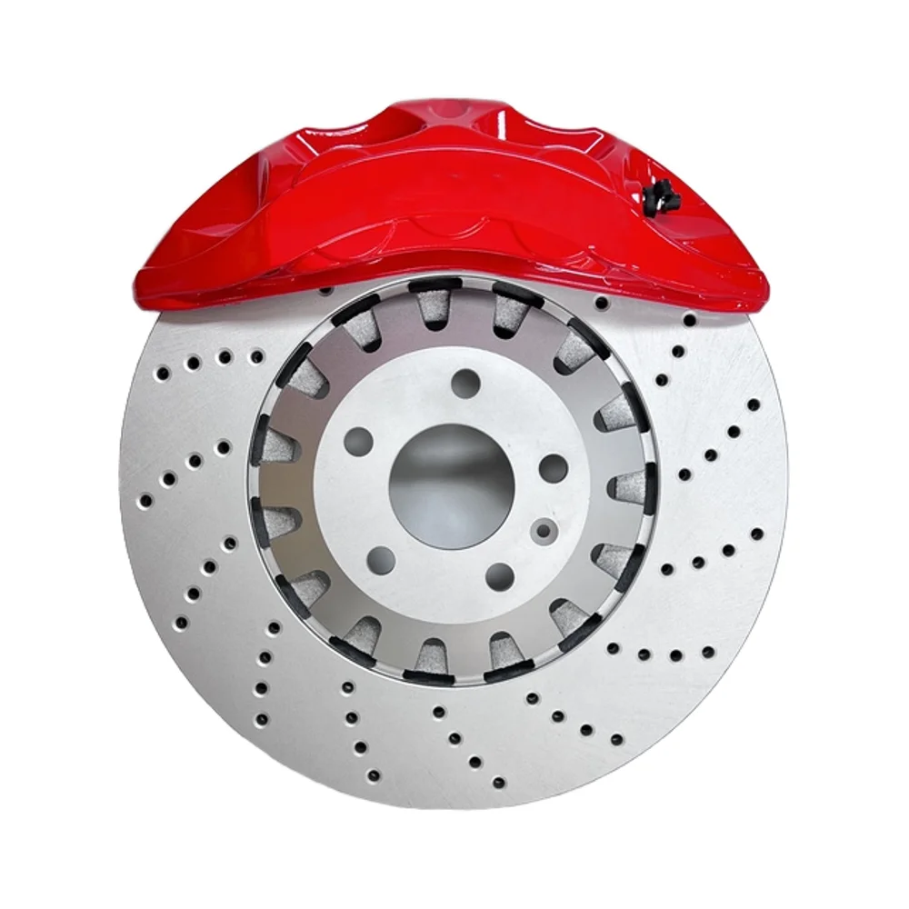 Akebono 8n big brake caliper full set 350-375mm brake disc/rotor caliper 6 piston 18 inch wheels for audi a8 a4 b7 for bmw