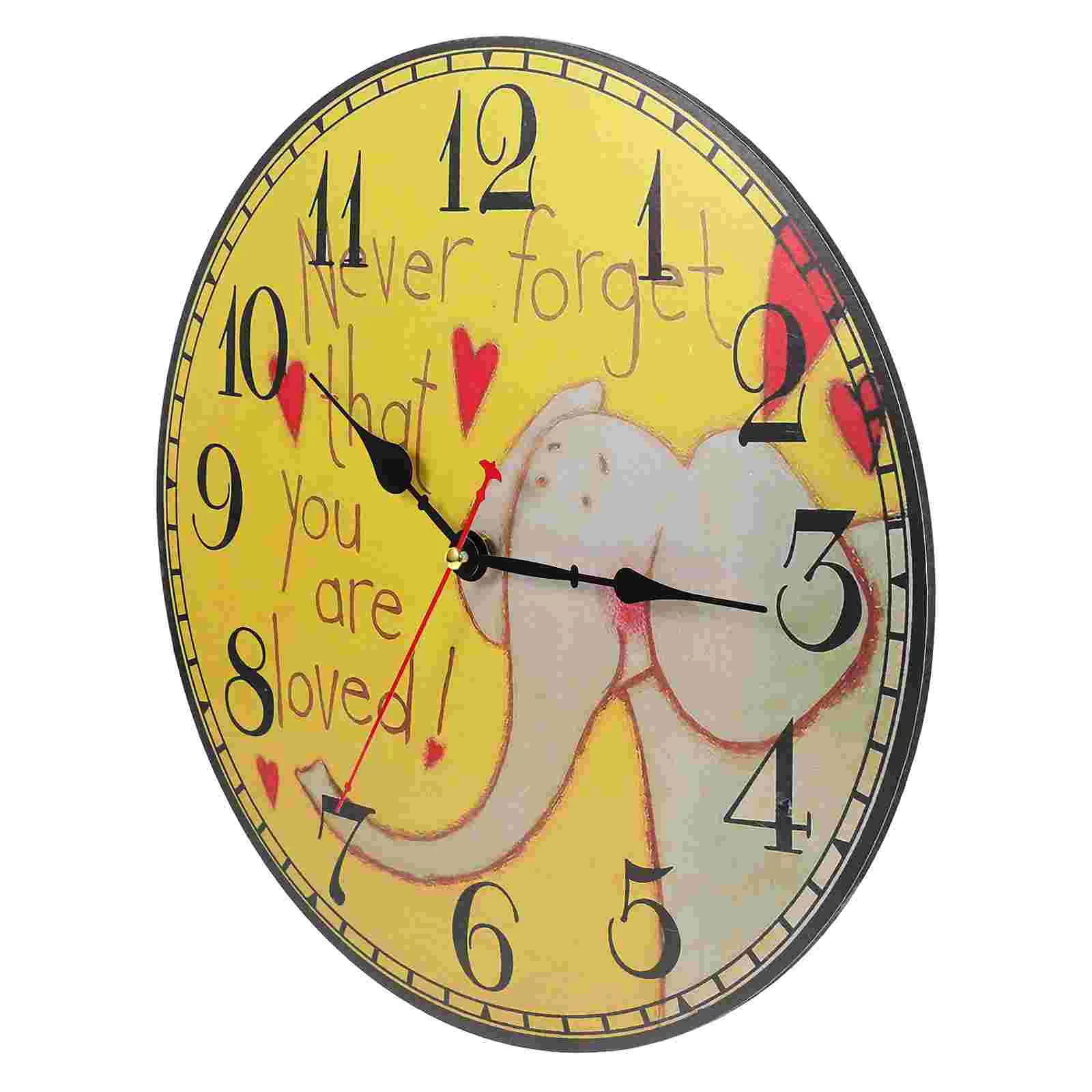 

Vintage Watch Sun Movement Wall Clock Hanging Ornament Home Number for Pendant Office