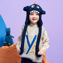 Cartoon Dinosaur/Rabbits/Deer Ears Moving Hat Personalized Skin-Friendly Hat For Outdoor Activities