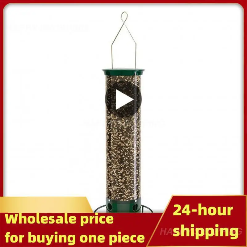 

Farmhouse Style Bird Feeder Durable Self Feeder Feeder Metal Material Water Feeder Large Capacity Metal Feeder Geometry