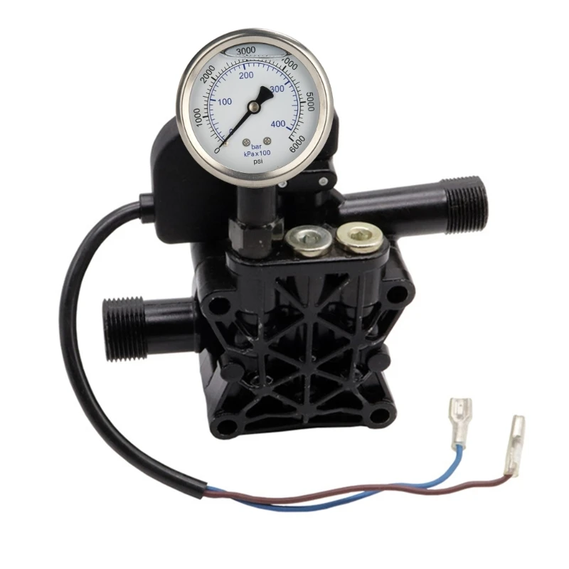 High Stability Pressure Washer Gauges 6000psi Quick  Pressure Gauges with N14x1.5 Thread used for Power Washer 69HF