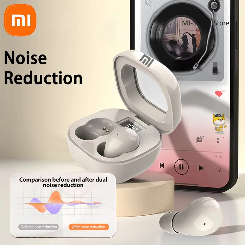 Xiaomi Mini Invisible Wireless Earphones Bluetooth 5.3 Headphones HIFI Stereo Noise Cancelling Earbuds for Android IOS Headset 3