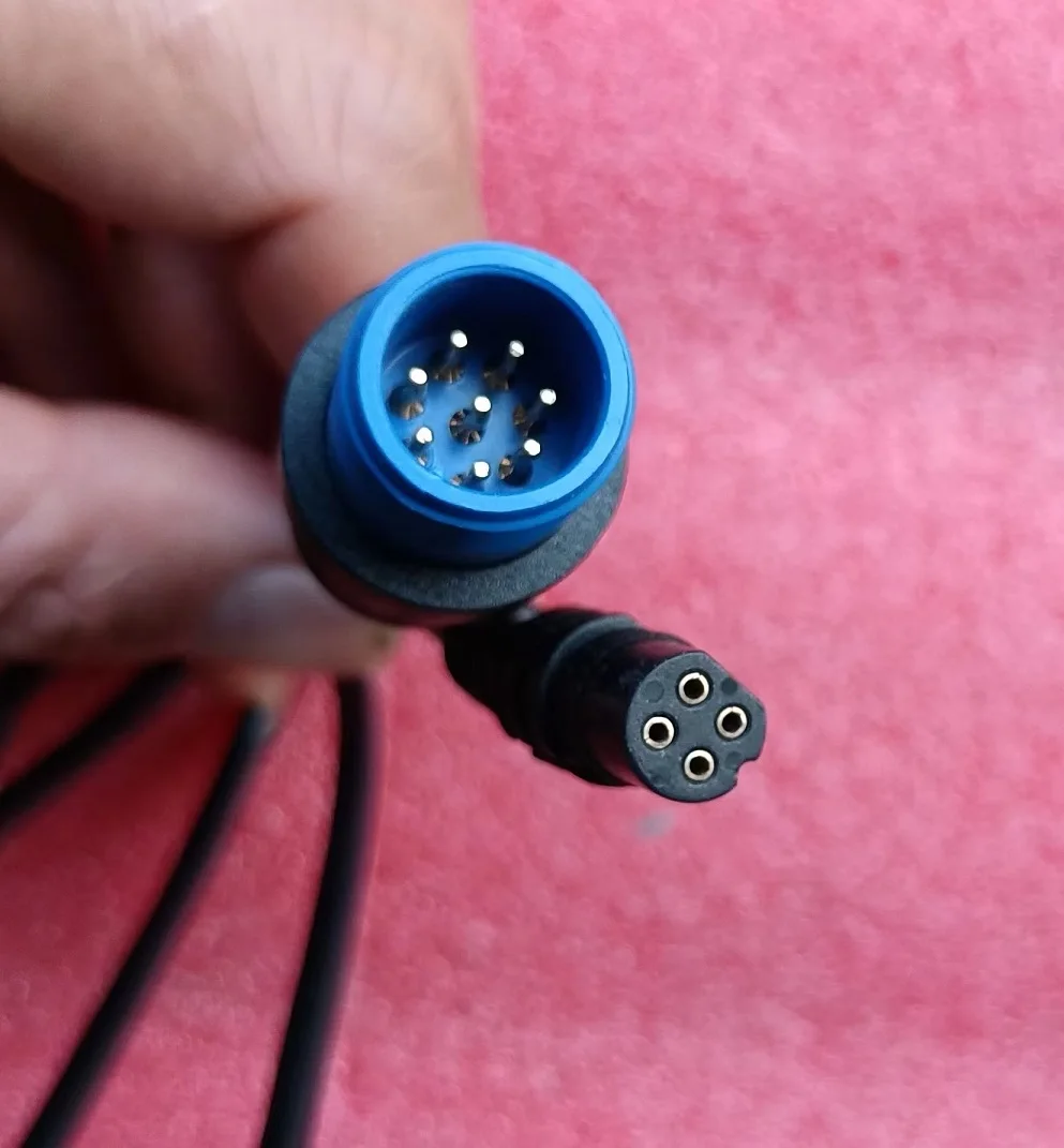 Garmin 4 Pin Transducer to 8 Pin Sounder Adapter Cable Replace Part