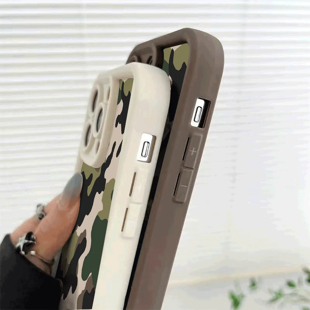 Camouflage Shockproof Anti-Slip Phone Case - Soft TPU Cover