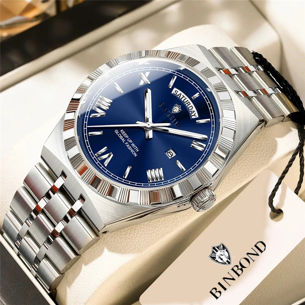 New Mens Automatic Watches For Man High Quality Brand Fashion Quartz Wristwatches Luxury Watch Men Gifts Sports Digital Clock