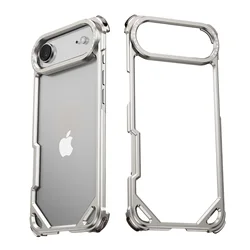 Eary Ultra - Thin Aluminum Alloy Shockproof Phone Case with Magsafe Compatibility - iPhone Air (Titanium)