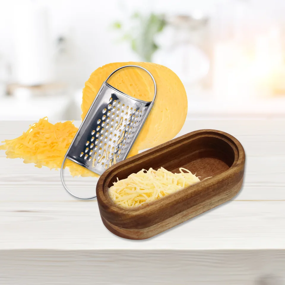 Acacia Wood Handled Cheese Grater