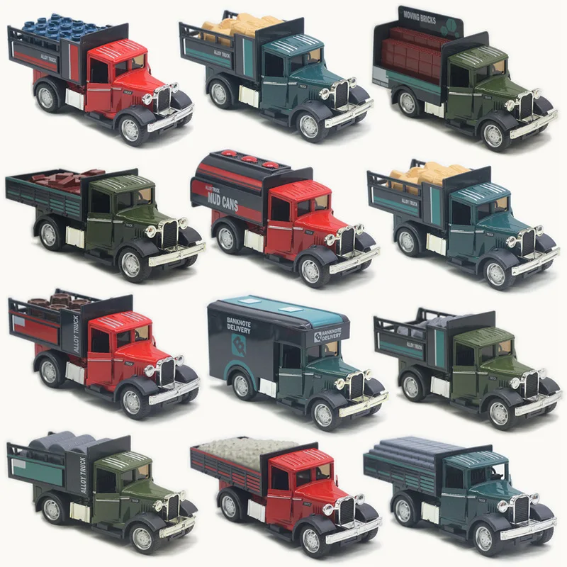 Alloy Classic Vintage American Retro Car with Sound and Light Effects Toy