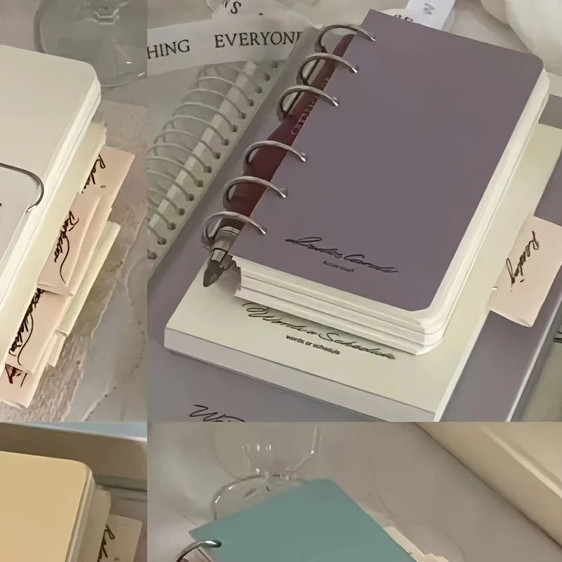Sleek Solid Color Student Loose-Leaf Notepad