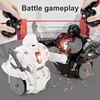 RC Battle Fighting Robot Remote Control 360 degree rotation Control Smart robot intelligent educativo electric Toys For Children 2