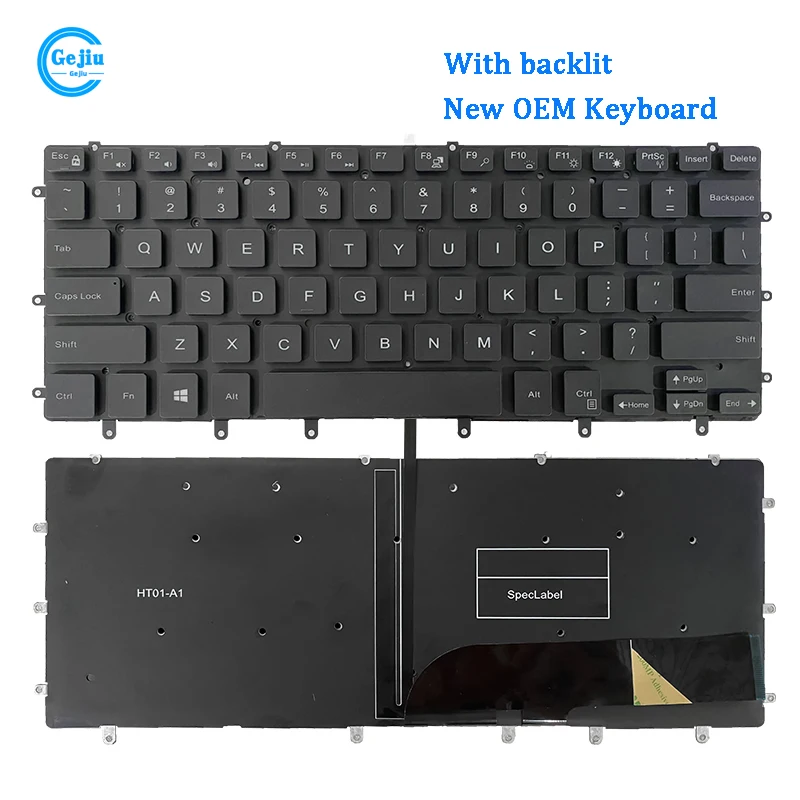 Arkadan aydınlatmalı DELL Precision orijinal Laptop klavyesi 5510 5520 M5520 0GDT9F için yeni 5530