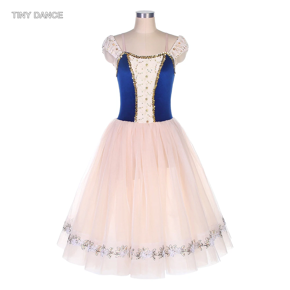 Балетное-платье-пачка-для-девочек-и-женщин-романтичная-юбка-пачка-с-открытыми-плечами-Женская-Одежда-для-танцев