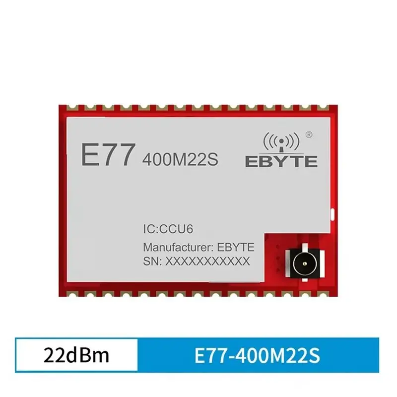 EBYTE E77-400M22S 무선 모듈 Lorawan 433/915Mhz 5.6Km 장거리 전송 무선 모듈