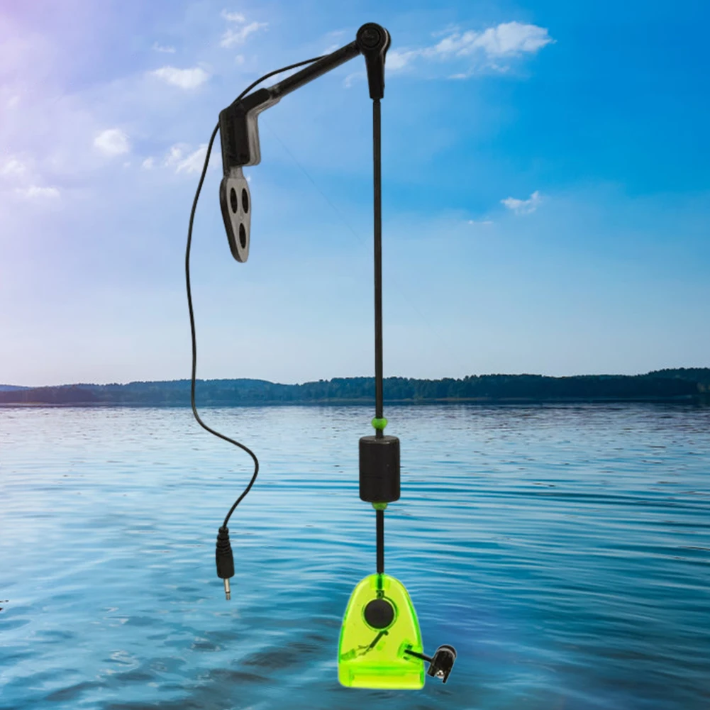 Fishing Pole Alert Wiggler Head Colorful Lamp Design Fishing Bite Line  Alarm Durable Lightweight Tools Carp Fishing Accessories