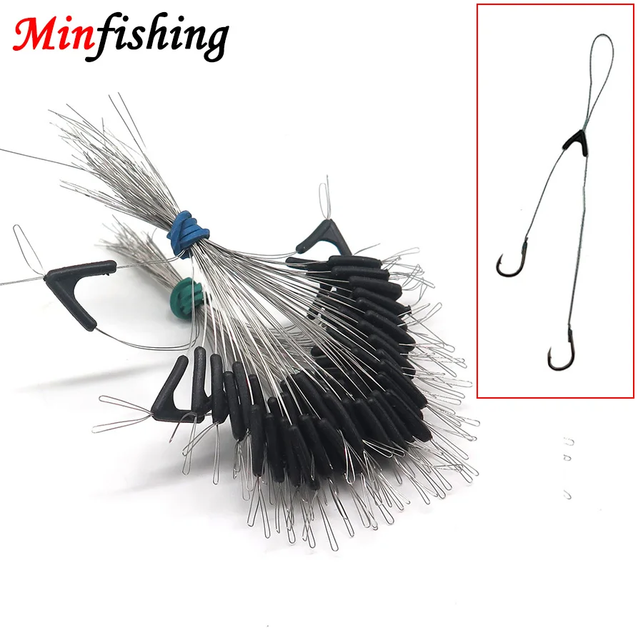 Rubber Sub Line Splitter Double Hooks Contactor Device Fishing Accessories 50 PCS/Lot fishing accessories fishing tackle fishing tools fishing tool