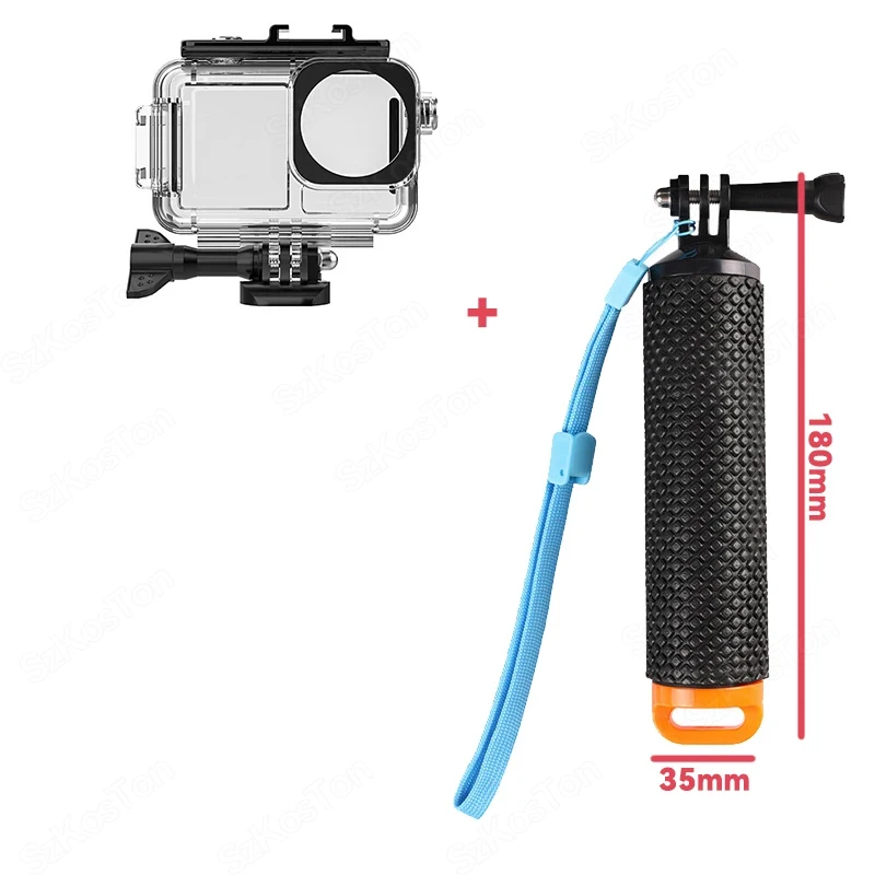 Enhanced Underwater Waterproof Diving Case for Action Cameras – 45M Depth Protection