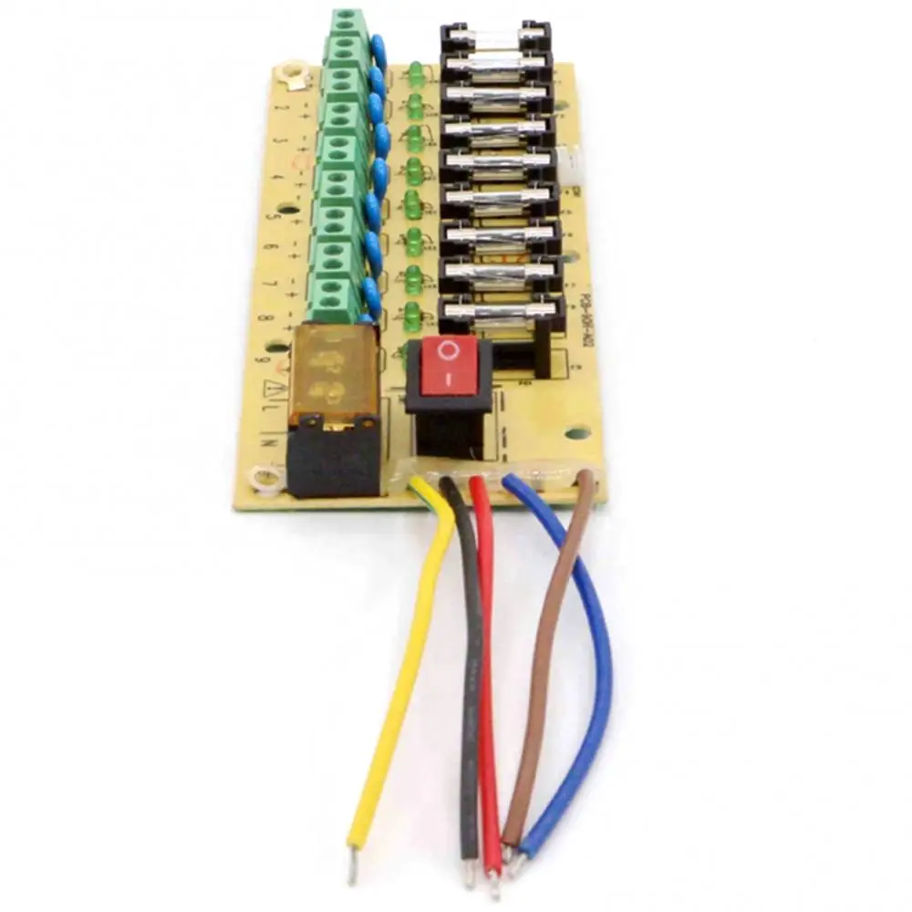 PCB Safe 9-way Switching Power Supply Full Bridge Type Light Board Terminal Block Electricity Current Switching Power Supply