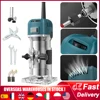 800W Electric Trimmer 33000RPM Compact Wood Router Tool Copper Motor 6-Speed Adjustable Woodworking DIY Trimming Milling Machine 1