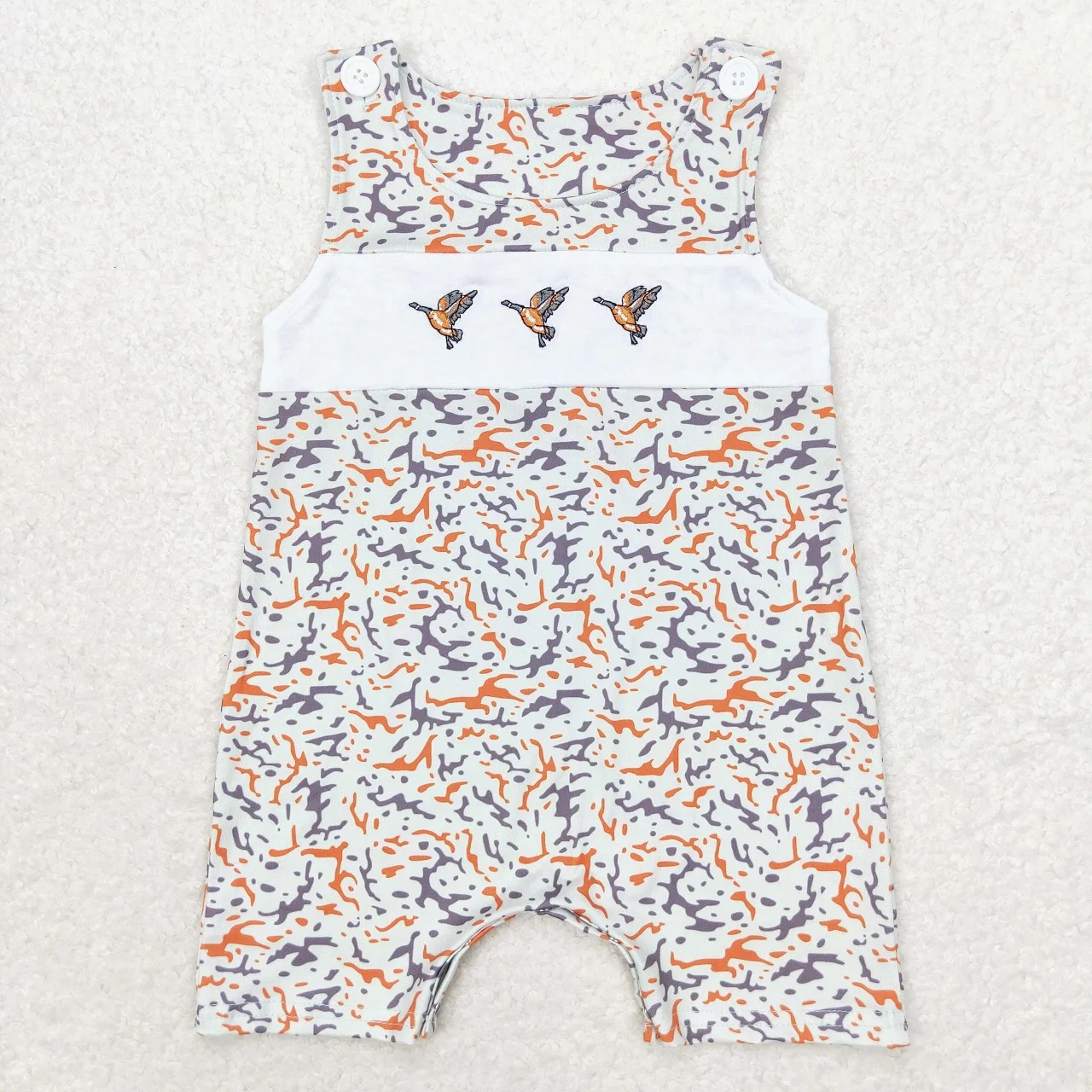 Embroidered Summer Baby Romper 2