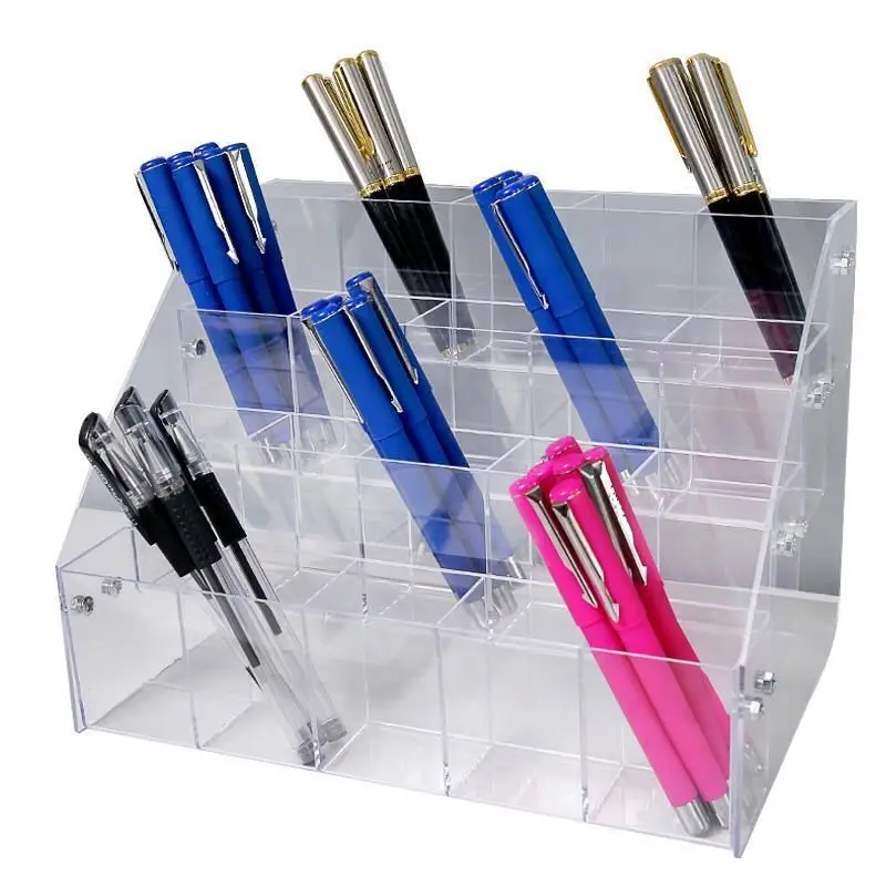 Custom Clear Acrylic Pen Holder/organizer/Display Stand Wholesale