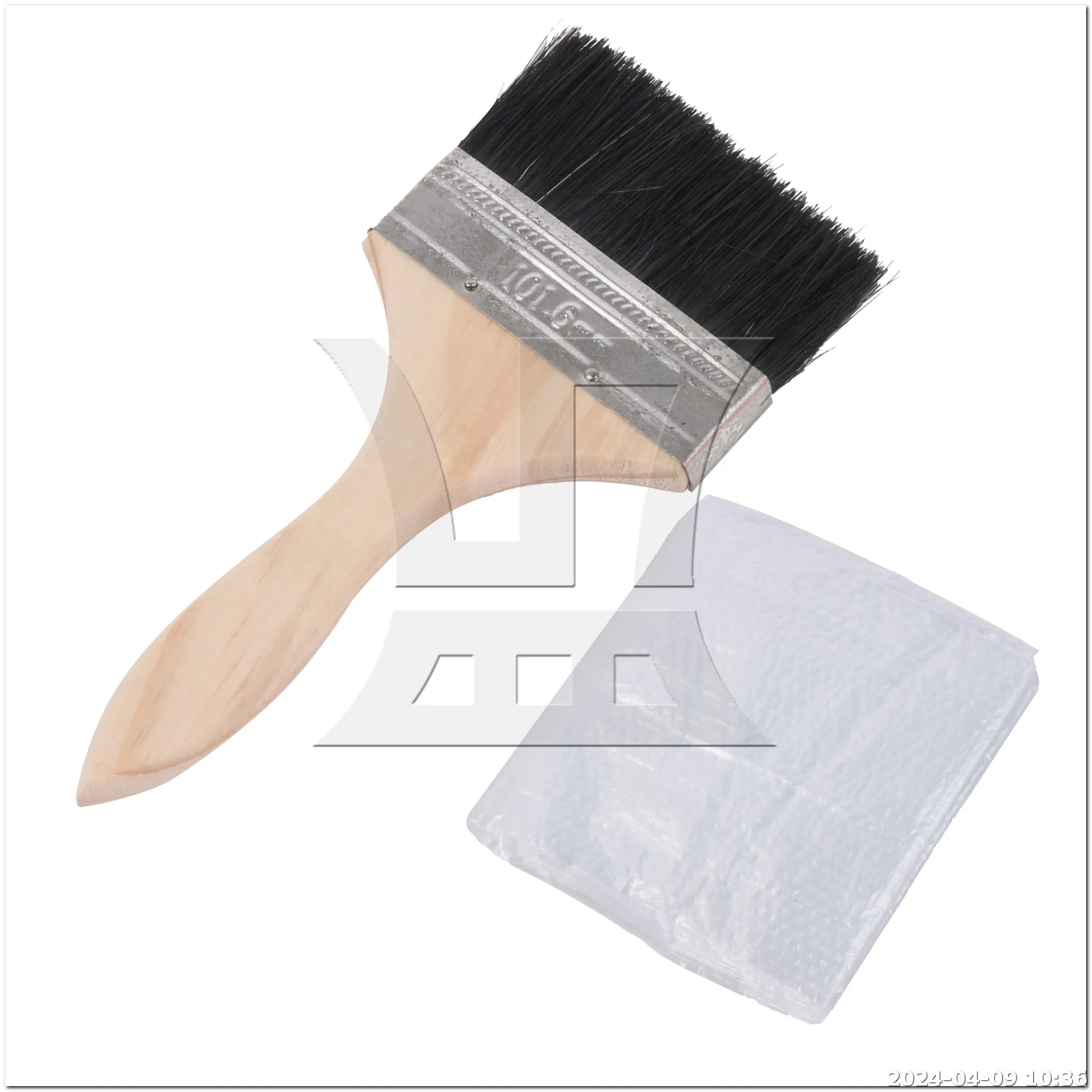 

BQLZR 2 шт. профессиональная плоская кисть для акрила 4 дюйма с фартуком 35 дюймов