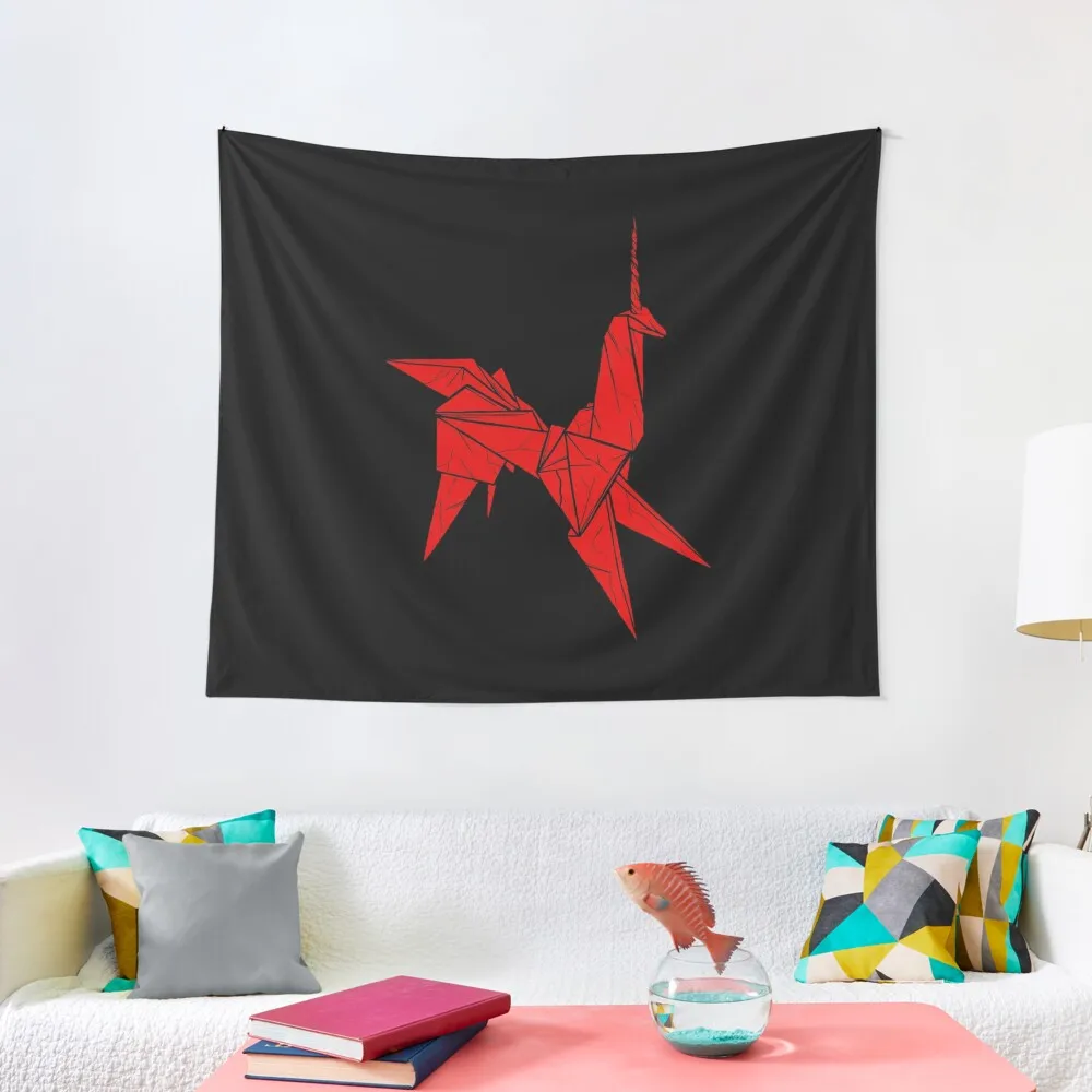 

Gaff's Origami Unicorn Tapestry Room Decorating Aesthetic Decor For Bedroom