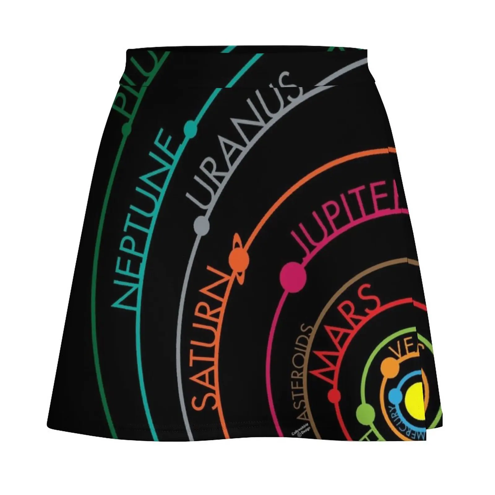 Solar System Mini Skirt Miniskirt woman fashion korean clothing elegant social women's skirts fashion