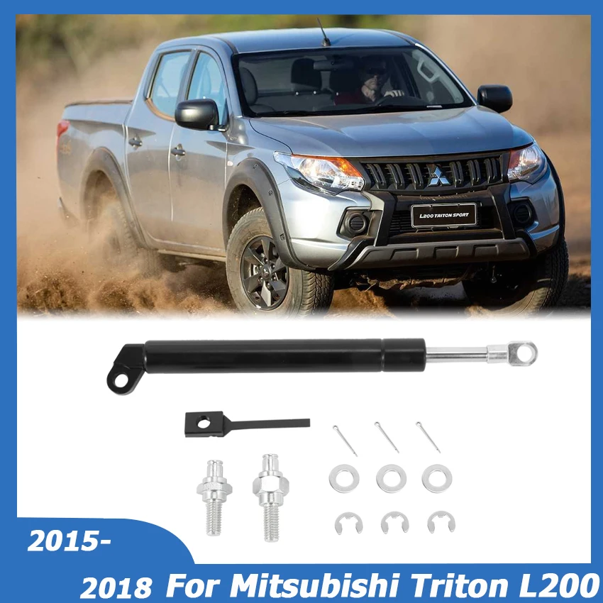 

For Mitsubishi Triton L200 MQ 2015-2018 Rear Liftgate Tailgate Aluminium Shock Gas Strut Slow Down Damper Car Accessories
