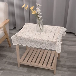 Ins Korean Lace Tablecloth Kitchen Table Linens Room Background Hanging Cloth Picnic Dining Cloth Home Wedding Party Decor