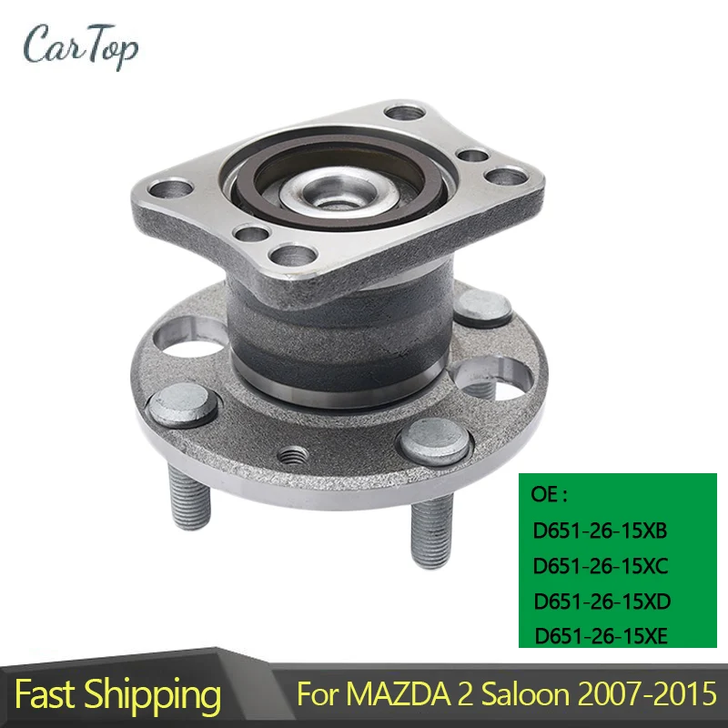 

D651-26-15XB Wheel Bearing Kit Rear Axle Unit For MAZDA 2 Saloon 2007-2015 D651-26-15XC D651-26-15XD D651-26-15XE