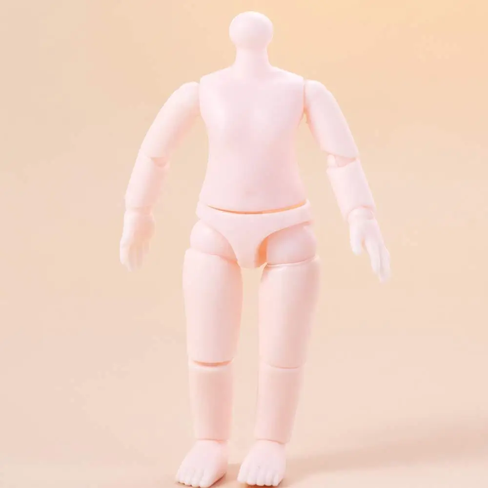 DIY 9.5cm 높이 구체 관절 피규어 바디 누드 장난감 다관절 드레스업 관절 누드 인형 4인치