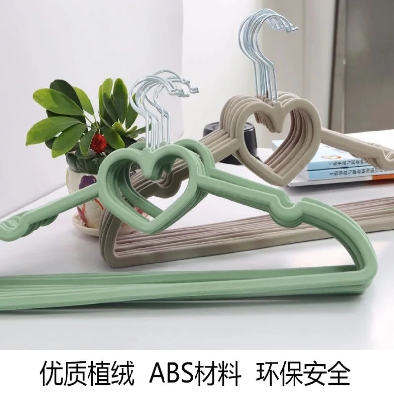 Non-slip Coating Pile Hanger, Group Love Hanger, 10Pcs per Lot 3