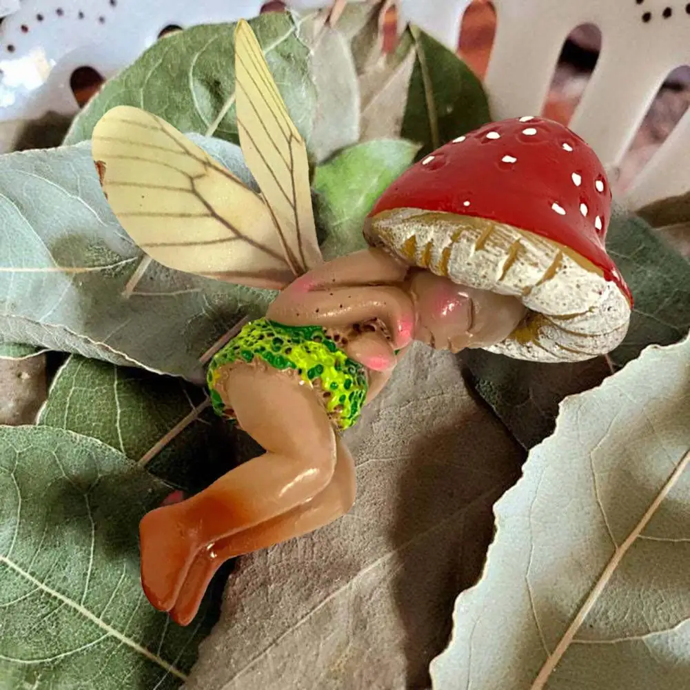 Drema Sleeping Woodland Fairy Figurine Ornament 34cm main image 0