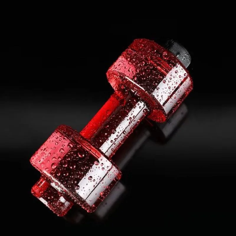 500 ml weight loss equipment for gyms Women's home water dumbbells for fitness water barbells Outdoor fitness cycling bott