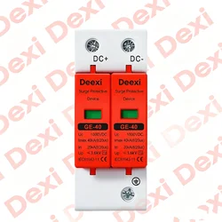 Dual Pole Surge Protective Device | 20KA - 40KA Voltage Protector | Solar PV Photovoltaic Lightning Arrester - 1000V