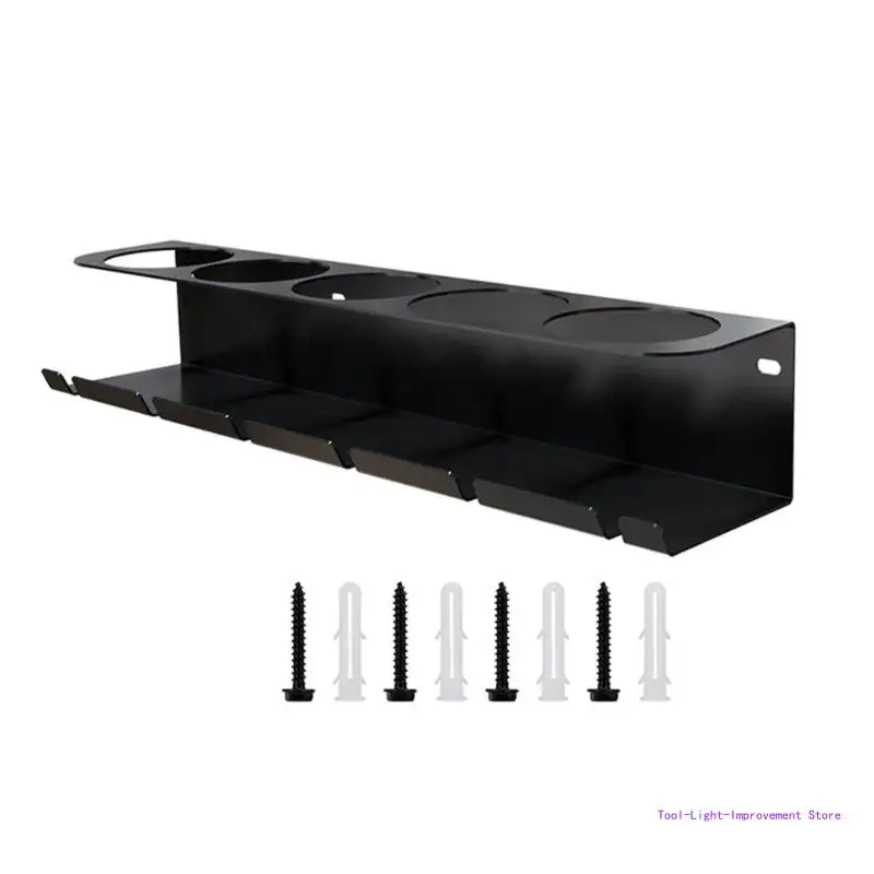 

C63E Sturdy Wall Mounted Shelf for Spray Can Collection Versatile Utility Tool Hanger