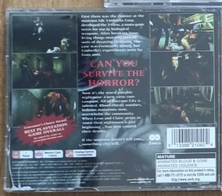 수동 복사 디스크 게임 잠금 해제 콘솔 스테이션 1 레트로 광학 드라이버 비디오 게임 부품, PS1 레지던트 이블 2