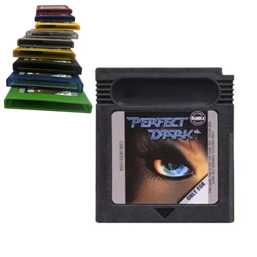 Rewritable Game Cartridge with Battery in 9 Colorful Shells - USA Edition