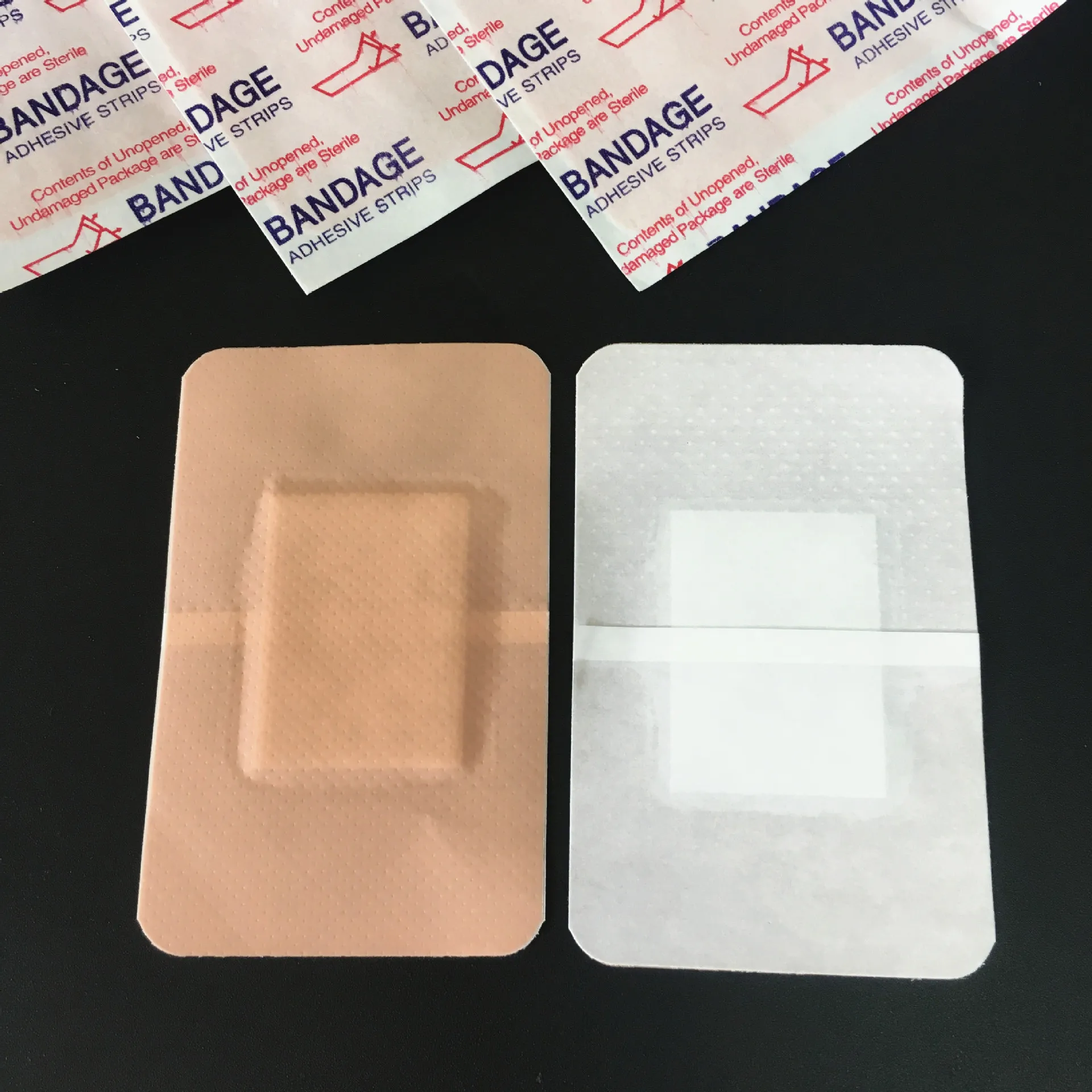 10pcs/lot Large Baby Children Bandages PE Skin Tone Waterproof Breathable Square Band Aid 7.6x5cm Bandaid Strips Patches