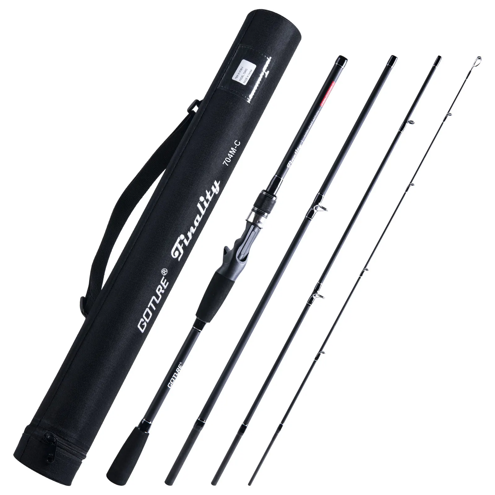 Goture Finality 4 Setions Spinning Casting Fishing Rod 2.1M
