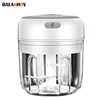 Electric Mini Garlic Masher Blender USB Food Vegetable Processor Chili Chopper Masher Machine Meat Masher Garlic Mixer Foy Home 1