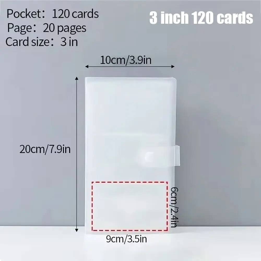 Multi-Size Transparent Photo Card Holder Album - Stylish Photocard Organizer with 80/160 Slots