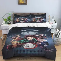 Slayer Demon All Season Twin Bedding Set 3 Piece Comforter Set Bed Duvet Cover  Double King Comforter Cover Home Textile 1